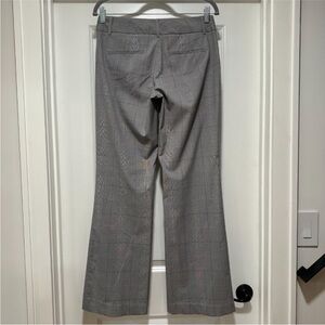 Express Original Editor Dress Pants Black White Plaid Size 4